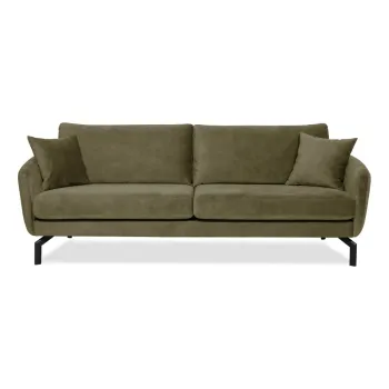 Canapea verde din catifea 230 cm Magic - Scandic imagine