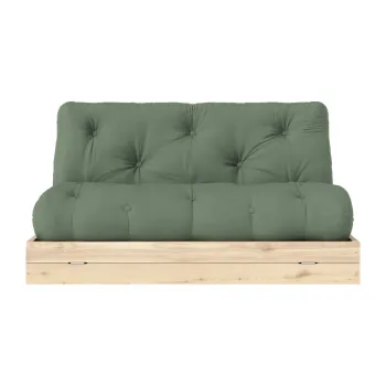 Canapea verde extensibila 145 cm Flip - Karup Design imagine