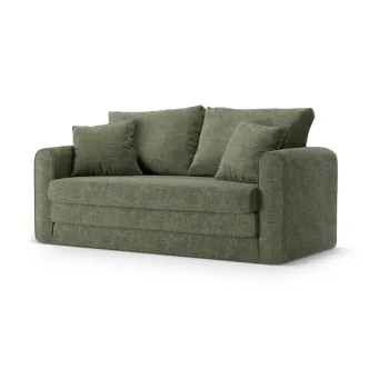 Canapea verde extensibila 158 cm Lido - Micadoni imagine