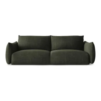 Canapea verde extensibila 230 cm Leila - Makamii imagine