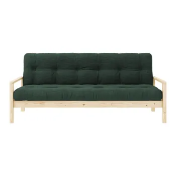 Canapea verde-inchis extensibila 205 cm Knob - Karup Design imagine