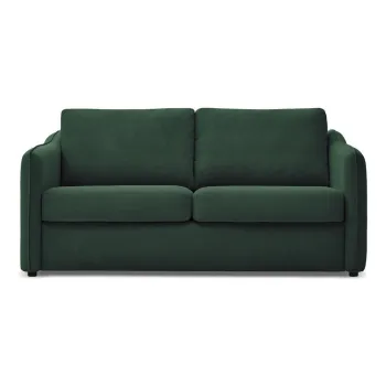 Canapea verde pentru dormitul zilnic/extensibila 178 cm Lenny - Bobochic Paris imagine