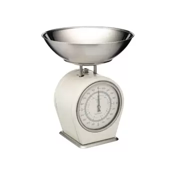 Cantar de bucatarie Kitchen Craft Living Nostalgia, 4 kg, crem imagine