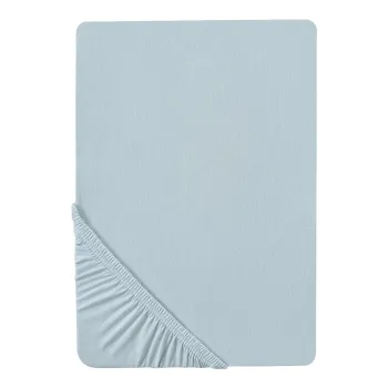 Cearceaf pentru copii din bumbac organic pentru patut cu elastic 140x70 cm Lil Planet - Roba imagine