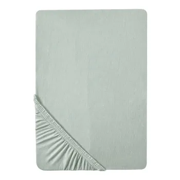 Cearceaf pentru copii din bumbac organic pentru patut cu elastic 40x90 cm Lil Planet - Roba imagine