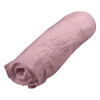 Cearceaf pentru copii din muselina pentru patut cu elastic 60x120 cm - Bebe Douceur imagine