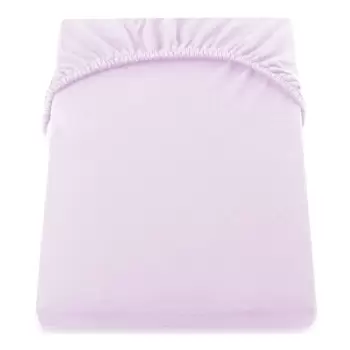 Cearsaf de pat DecoKing Amber Collection, 120-140 x 200 cm, lila imagine