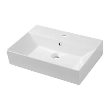 Chiuveta alba din ceramica 60x42 cm Sistema - Sapho imagine
