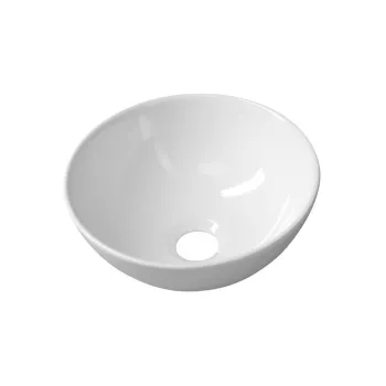 Chiuveta alba rotunda din ceramica o 28 cm Aster - Sapho imagine