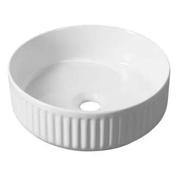 Chiuveta alba rotunda din ceramica o 36 cm Ion - Sapho imagine