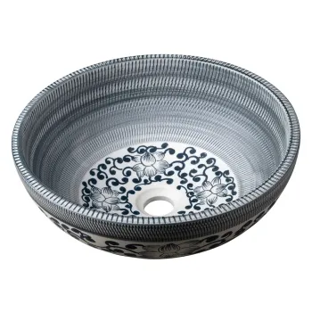Chiuveta albastra rotunda din ceramica o 41 cm Priori - Sapho imagine
