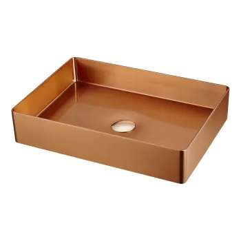 Chiuveta aramie din otel inoxidabil 50x35 cm Aurum - Sapho imagine