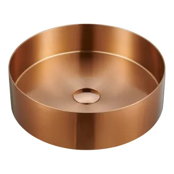 Chiuveta aramie rotunda din otel inoxidabil o 38 cm Aurum - Sapho imagine