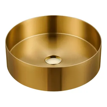 Chiuveta aurie rotunda din otel inoxidabil o 38 cm Aurum - Sapho imagine