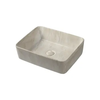 Chiuveta bej din ceramica 47,5x37,5 cm Dalma - Sapho imagine