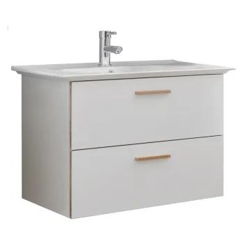 Chiuveta din ceramica alba fara baterie 80x47 cm Set 923 - Pelipal imagine
