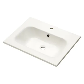 Chiuveta din marmura turnata alba 61x46 cm Set 923 - Pelipal imagine
