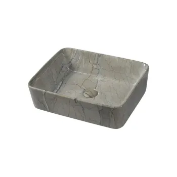 Chiuveta gri din ceramica 47,5x37,5 cm Dalma - Sapho imagine