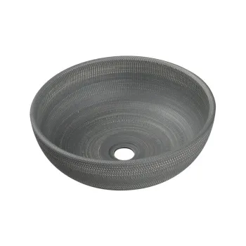 Chiuveta gri rotunda din ceramica o 41 cm Priori - Sapho imagine