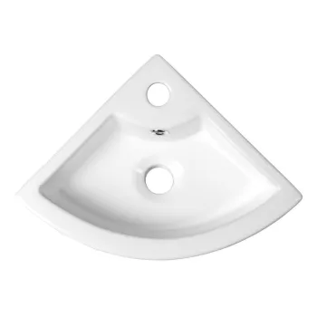 Chiuveta mica pentru WC alba din ceramica 33x33 cm Gynt - Sapho imagine