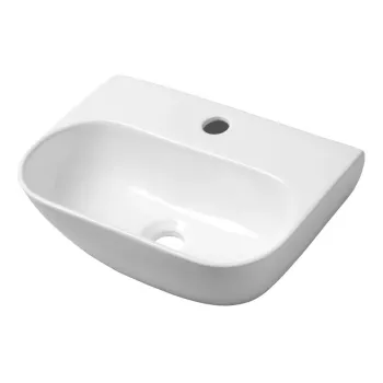Chiuveta mica pentru WC alba din ceramica 42x29 cm Nerissa - Sapho imagine