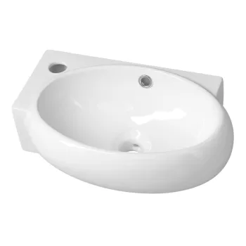 Chiuveta mica pentru WC alba din ceramica 43x28,5 cm Ribera - Sapho imagine