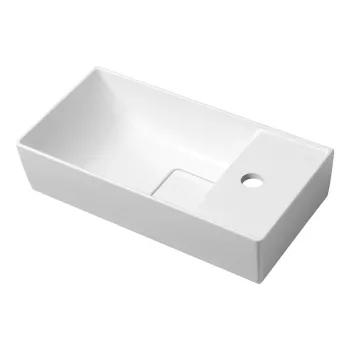 Chiuveta mica pentru WC alba din compozit mineral 47x24 cm Maxx - Sapho imagine
