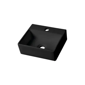 Chiuveta mica pentru WC neagra din ceramica 33,5x29 cm Giulia - Sapho imagine