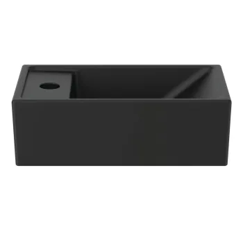Chiuveta mica pentru WC negru-mat din ceramica 37x21 cm i.Life S - Ideal Standard imagine