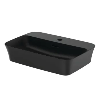 Chiuveta negru-mat din ceramica 55x38 cm Ipalyss - Ideal Standard imagine