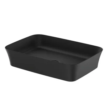Chiuveta negru-mat din ceramica 55x38 cm Ipalyss - Ideal Standard imagine