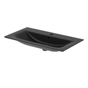 Chiuveta negru-mat din ceramica 84x46 cm Silk Black - Ideal Standard imagine