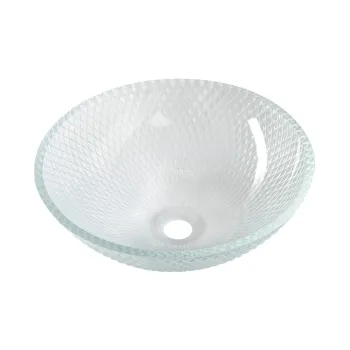 Chiuveta rotunda din sticla o 42 cm Puketa - Sapho imagine