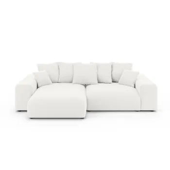 Coltar alb extensibil/cu spatiu de depozitare (cu colt variabil) Luma - Ropez imagine