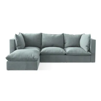 Coltar albastru (cu colt pe partea dreapta/cu sezlong) Manao - Makamii imagine