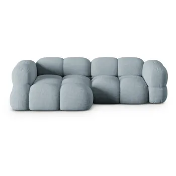 Coltar albastru deschis (cu colt pe partea dreapta/cu sezlong) Loretto - Cosmopolitan Design imagine