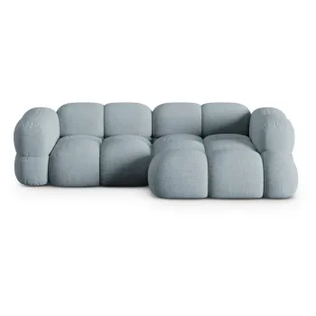 Coltar albastru deschis (cu colt pe partea stanga/cu sezlong) Loretto - Cosmopolitan Design imagine