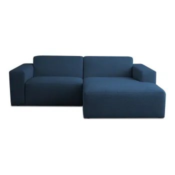 Coltar albastru inchis cu tapiterie din stofa boucle (cu colt pe partea stanga ) Roxy - Scandic imagine