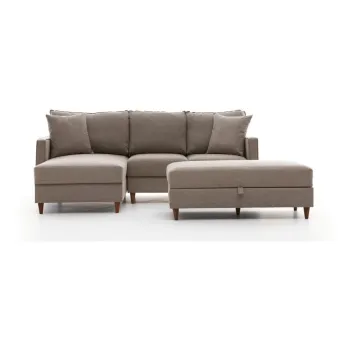 Coltar bej (colt pe partea dreapta) Eva - Balcab Home imagine