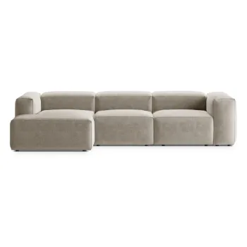 Coltar bej (cu colt pe partea dreapta/cu sezlong) Bergano - Cosmopolitan Design imagine