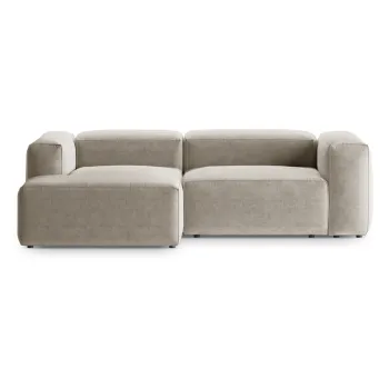 Coltar bej (cu colt pe partea dreapta/cu sezlong) Bergano - Cosmopolitan Design imagine