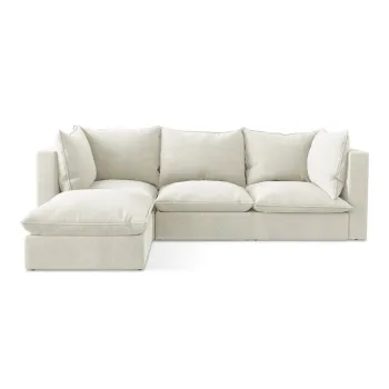 Coltar bej (cu colt pe partea dreapta/cu sezlong) Manao - Makamii imagine