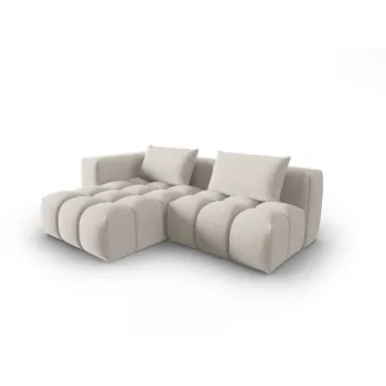 Coltar bej (cu colt pe partea dreapta/cu sezlong) Verona - Cosmopolitan Design imagine