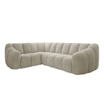 Coltar bej (cu colt pe partea dreapta/in forma de 