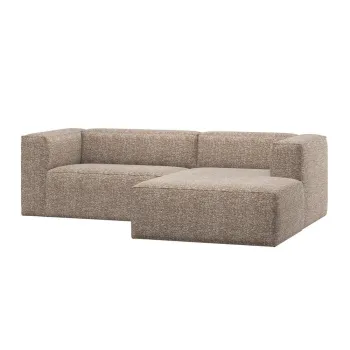 Coltar bej (cu colt pe partea stanga/cu sezlong) Bean - WOOOD imagine