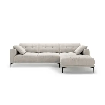 Coltar bej (cu colt pe partea stanga/cu sezlong) Bemy - Micadoni imagine