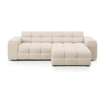 Coltar bej (cu colt pe partea stanga, cu sezlong) Kendal - Micadoni imagine