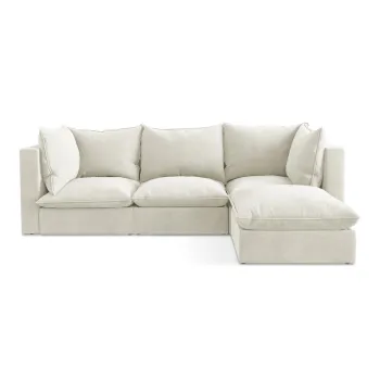 Coltar bej (cu colt pe partea stanga/cu sezlong) Manao - Makamii imagine