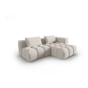 Coltar bej (cu colt pe partea stanga/cu sezlong) Verona - Cosmopolitan Design imagine