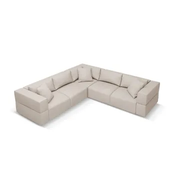 Coltar bej (cu colt variabil) Esther - Milo Casa imagine